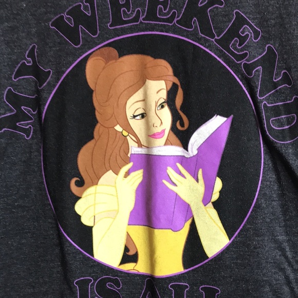 Beauty & Beast T-Shirt Belle Weekend All Booked Disney Size large - Picture 5 of 9